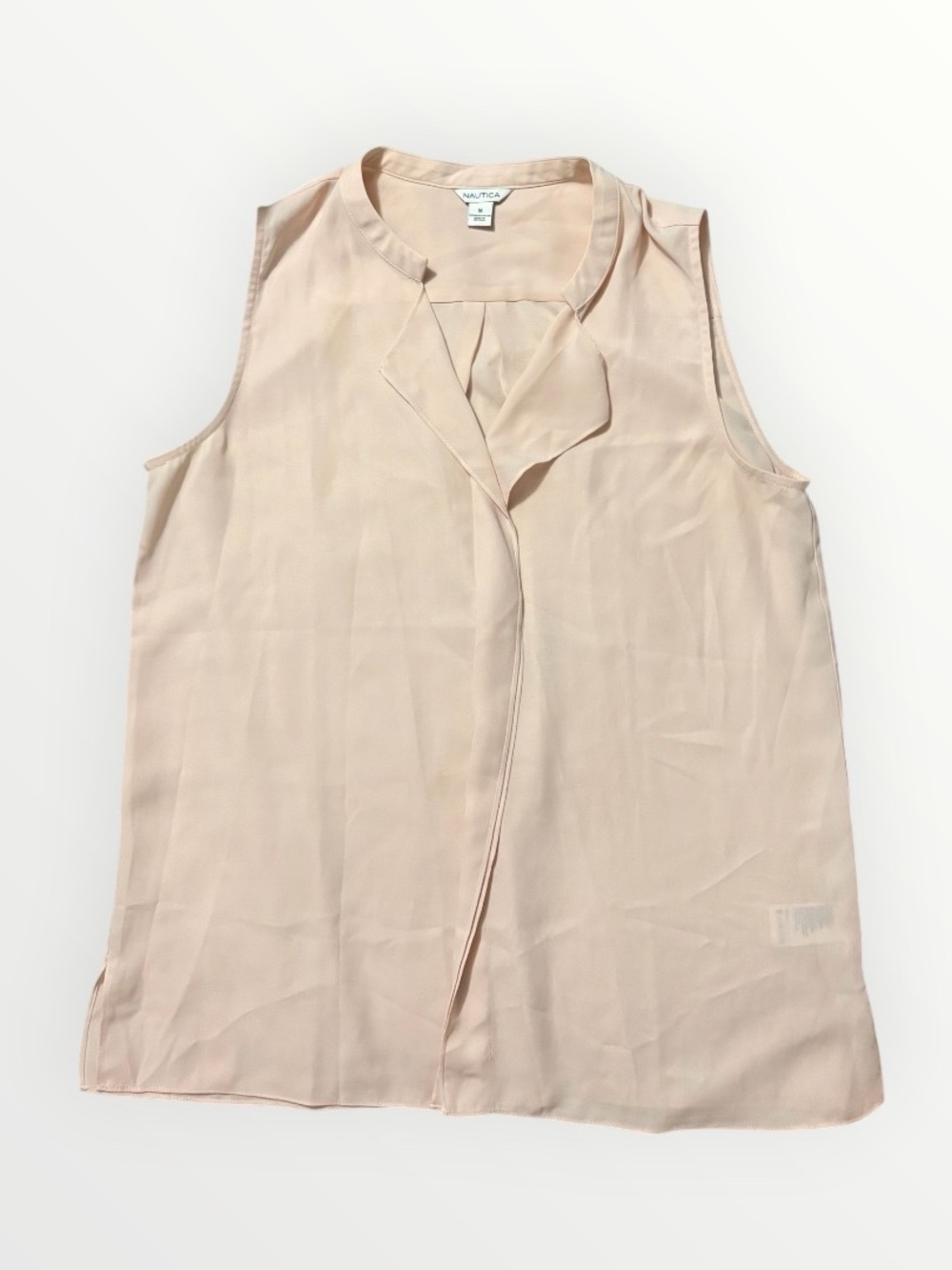 Nautica Sleeveless Apricot Chic Blouse